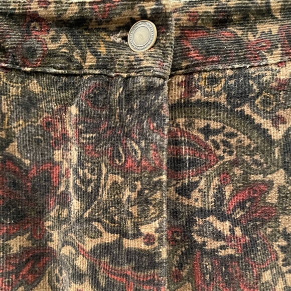 PAISLEY PRINT SKIRT - Picture 4 of 4